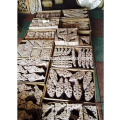 Decorative furniture wood appliques and onlays